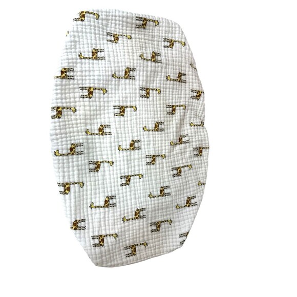 Aden + Anais Set‎ of 2 Adorable Giraffe Baby Changing Pad Covers White Cotton - Picture 3 of 9
